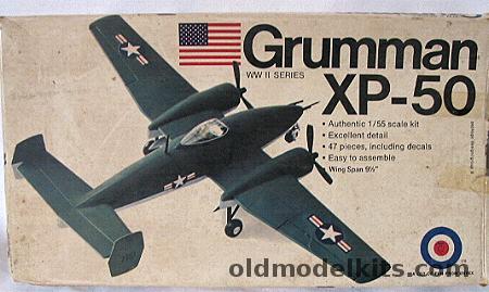 Entex 1/55 Grumman XP-50, 8449GA plastic model kit
